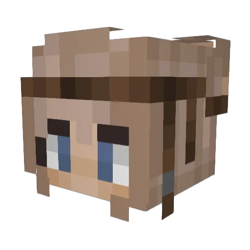 dreyzito Minecraft avatar head, 3D render