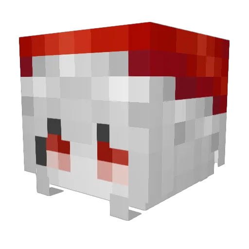 drezzy Minecraft avatar head, 3D render