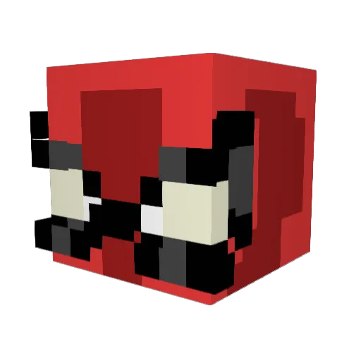 drfaydemir Minecraft avatar head, 3D render