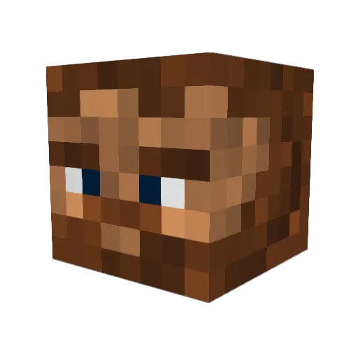 drgfreeman Minecraft avatar head, 3D render