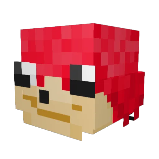 drgv172 Minecraft avatar head, 3D render