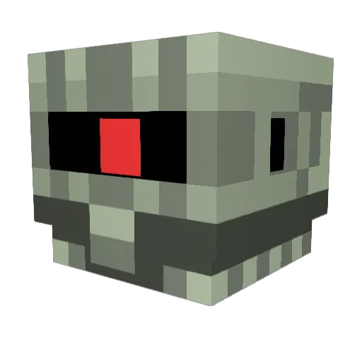 drh133105 Minecraft avatar head, 3D render