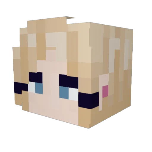 drift888sa Minecraft avatar head, 3D render