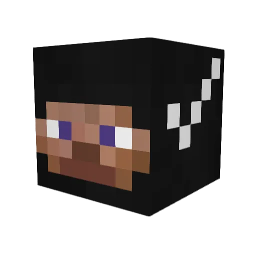 drifter136 Minecraft avatar head, 3D render