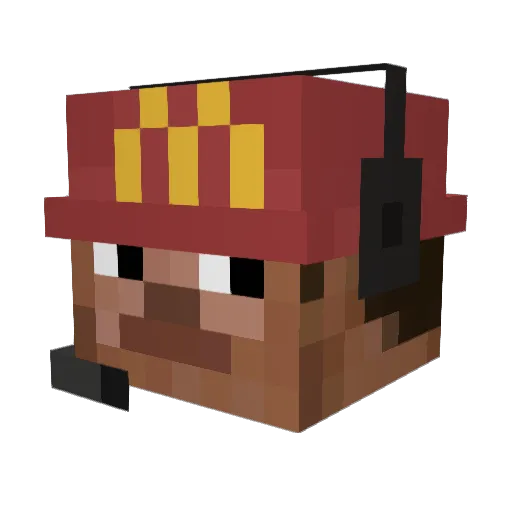 driftmadon4pf Minecraft avatar head, 3D render