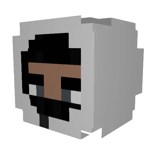 drill6789 Minecraft avatar head, 3D render