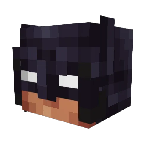 driller667 Minecraft avatar head, 3D render