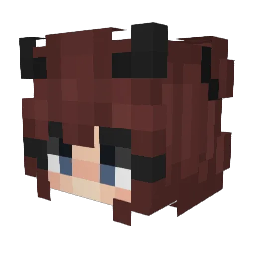 drip_pingmoons Minecraft avatar head, 3D render