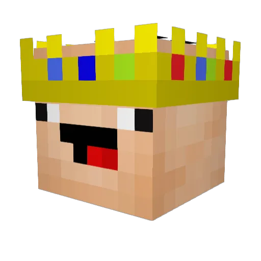 drippychloe Minecraft avatar head, 3D render