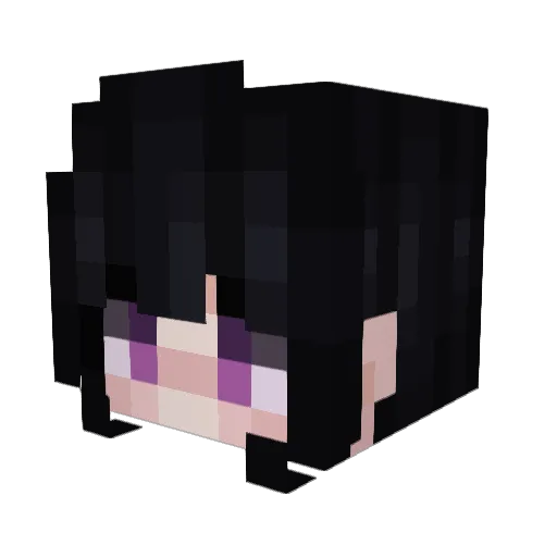 drista__07 Minecraft avatar head, 3D render