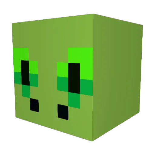 dritas Minecraft avatar head, 3D render
