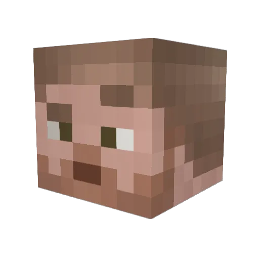 dritchkid Minecraft avatar head, 3D render