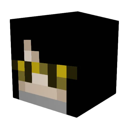 drix24601 Minecraft avatar head, 3D render
