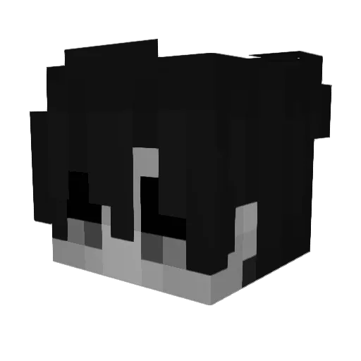 drixeyrofl Minecraft avatar head, 3D render