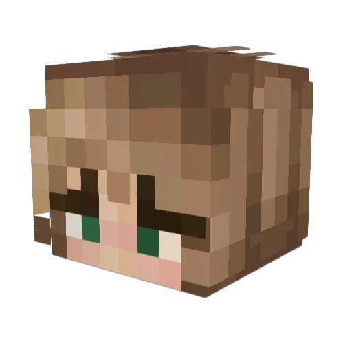drjestHS Minecraft avatar head, 3D render