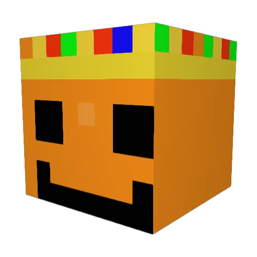drking1467 Minecraft avatar head, 3D render