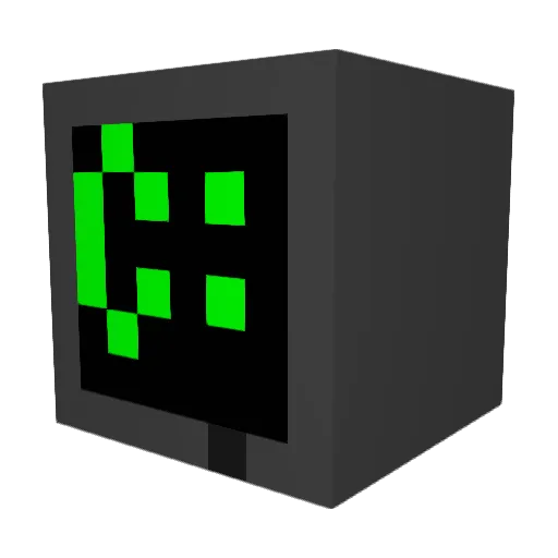 drkiri Minecraft avatar head, 3D render