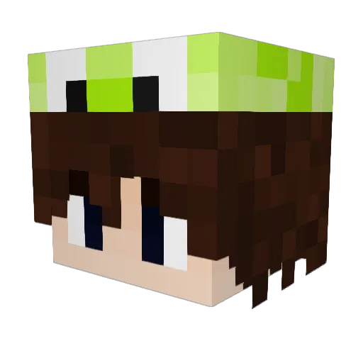 drkis Minecraft avatar head, 3D render
