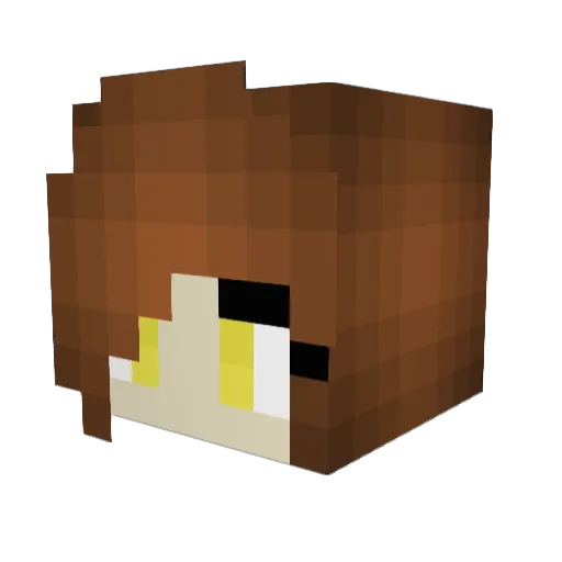 drkunicrn Minecraft avatar head, 3D render