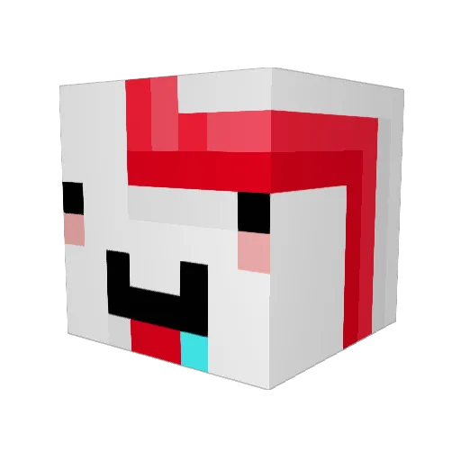 drlacal Minecraft avatar head, 3D render