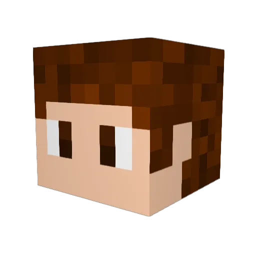 drlonelyalt Minecraft avatar head, 3D render