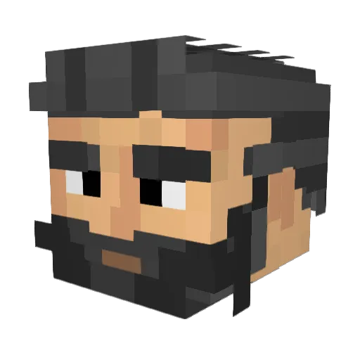 drlozan19 Minecraft avatar head, 3D render