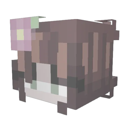 drn_i Minecraft avatar head, 3D render
