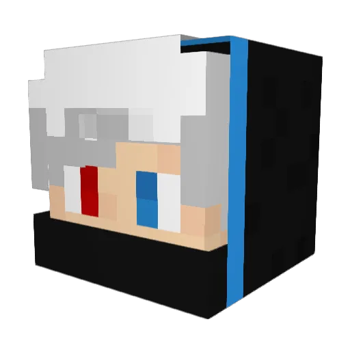 drock887 Minecraft avatar head, 3D render