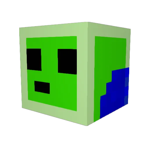 drocker456 Minecraft avatar head, 3D render