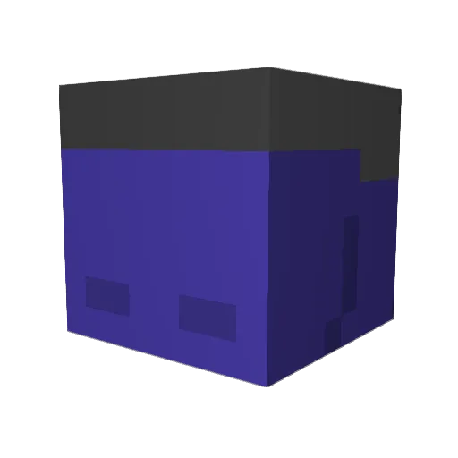 droesm Minecraft avatar head, 3D render