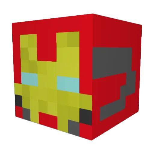 droktogon Minecraft avatar head, 3D render
