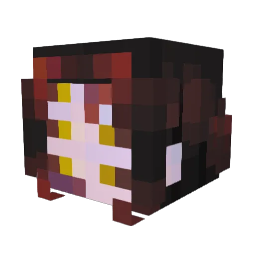 droopyness Minecraft avatar head, 3D render