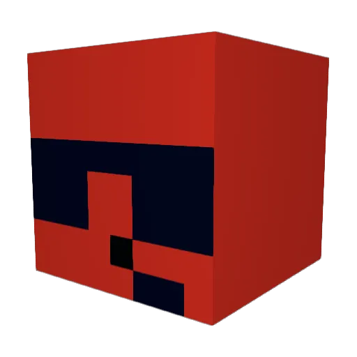 drop8o Minecraft avatar head, 3D render