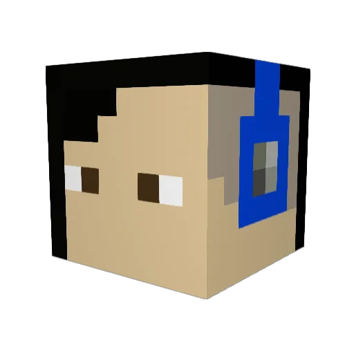 dror2222 Minecraft avatar head, 3D render