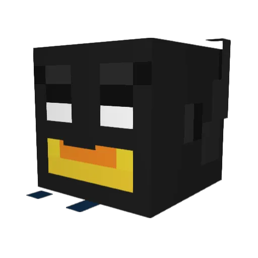 droyd_z8rmsgAx62 Minecraft avatar head, 3D render