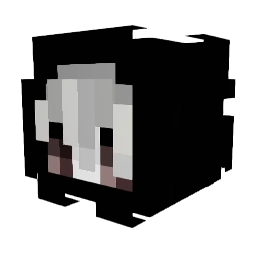 drpps Minecraft avatar head, 3D render