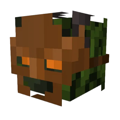 drquit Minecraft avatar head, 3D render