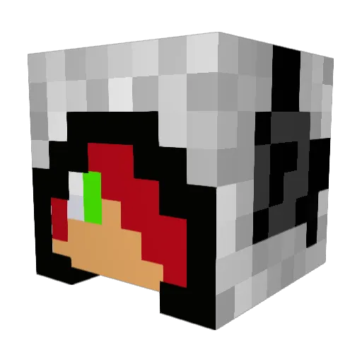 drsfrog Minecraft avatar head, 3D render