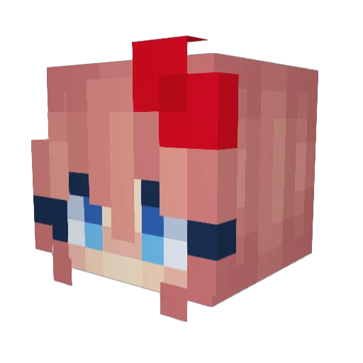 drsparklz Minecraft avatar head, 3D render