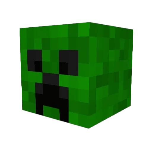 drsuppository Minecraft avatar head, 3D render
