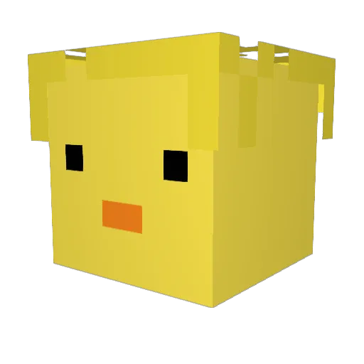 drtic3 Minecraft avatar head, 3D render