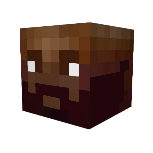 drumforbananas Minecraft avatar head, 3D render