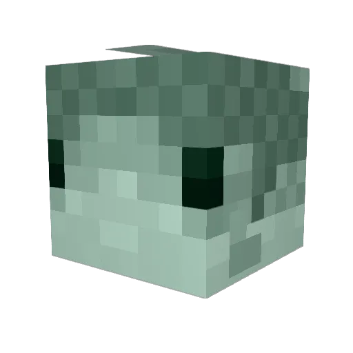 drumslopster Minecraft avatar head, 3D render