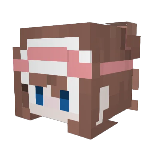drunk_driver Minecraft avatar head, 3D render