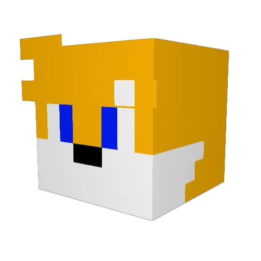 drvenkman9888 Minecraft avatar head, 3D render