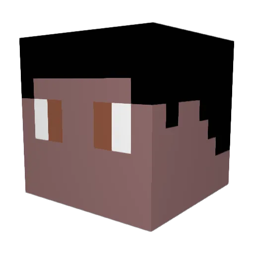 drvg12 Minecraft avatar head, 3D render