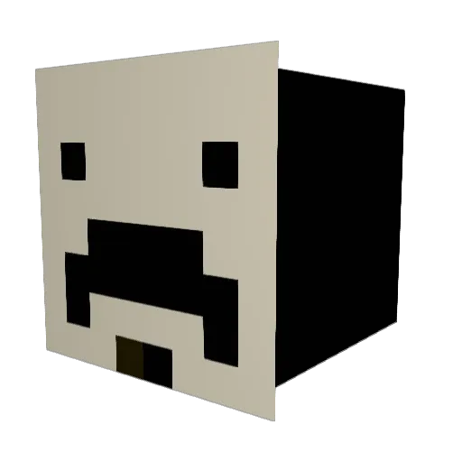 drvlassis Minecraft avatar head, 3D render