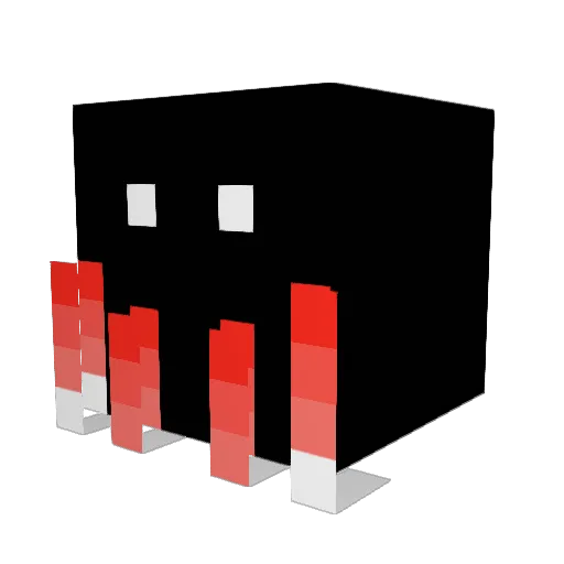 drxpxox Minecraft avatar head, 3D render