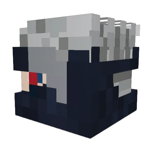 drylin Minecraft avatar head, 3D render
