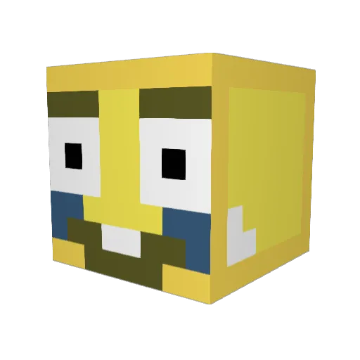 drynoel146 Minecraft avatar head, 3D render